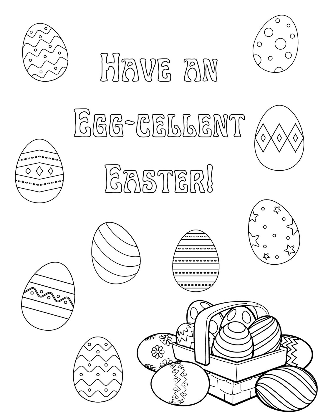 Easter Sunday School Coloring Printable Sheet Sunday School Etsy