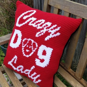 Crazy Dog Lady Decorative Pillow