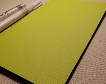 Small Sketch Book - Black Paper - Green