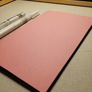 Small Sketch Book - Black Paper  -pink