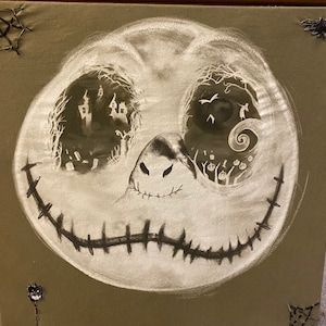 Jack Skellington Portrait Canvas