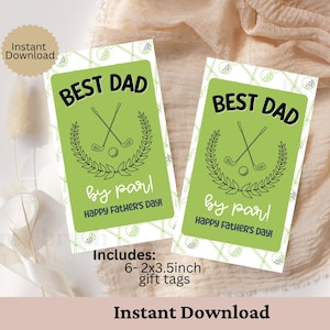 Etiquetas de presente para impressão FELIZ DIA DOS PAIS, modelo de etiquetas de lembrancinhas de presente personalizadas editáveis douradas, etiquetas de alimentos personalizadas para download instantâneo, pai dourado