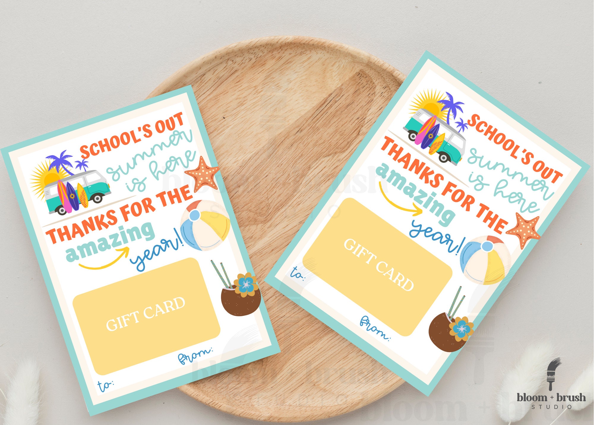 Teacher Appreciation End of School Year Amazon Gift Card Holder to ...