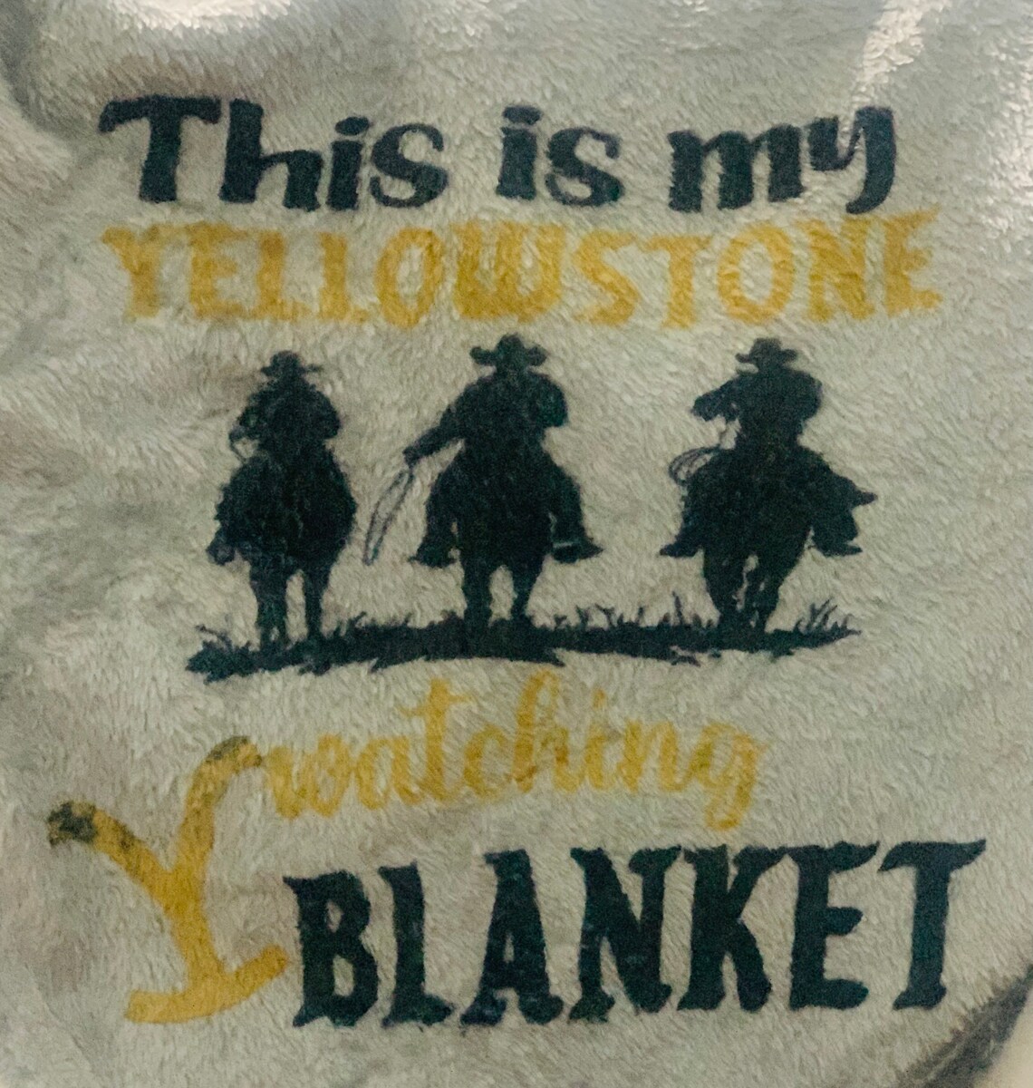Yellowstone Watching Blanket Etsy