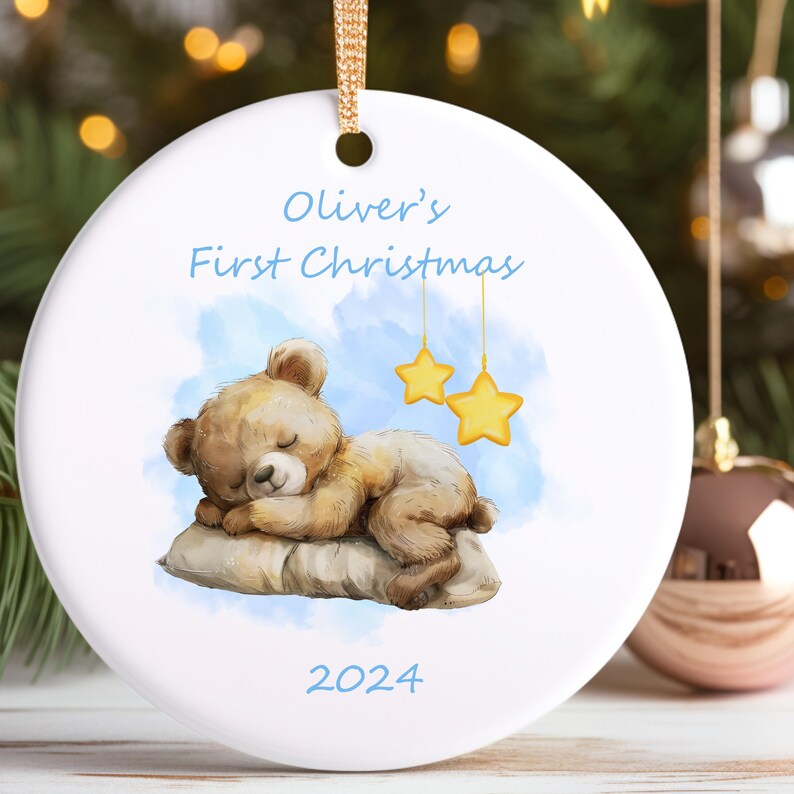 Baby's First Christmas Ornament, Personalized Baby's First Christmas