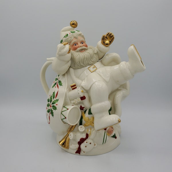 Lenox Santa Teapot Etsy