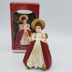 Vintage 1998 Glorious Angel Christmas Ornament Madame Alexander Holiday Angels Series IOB