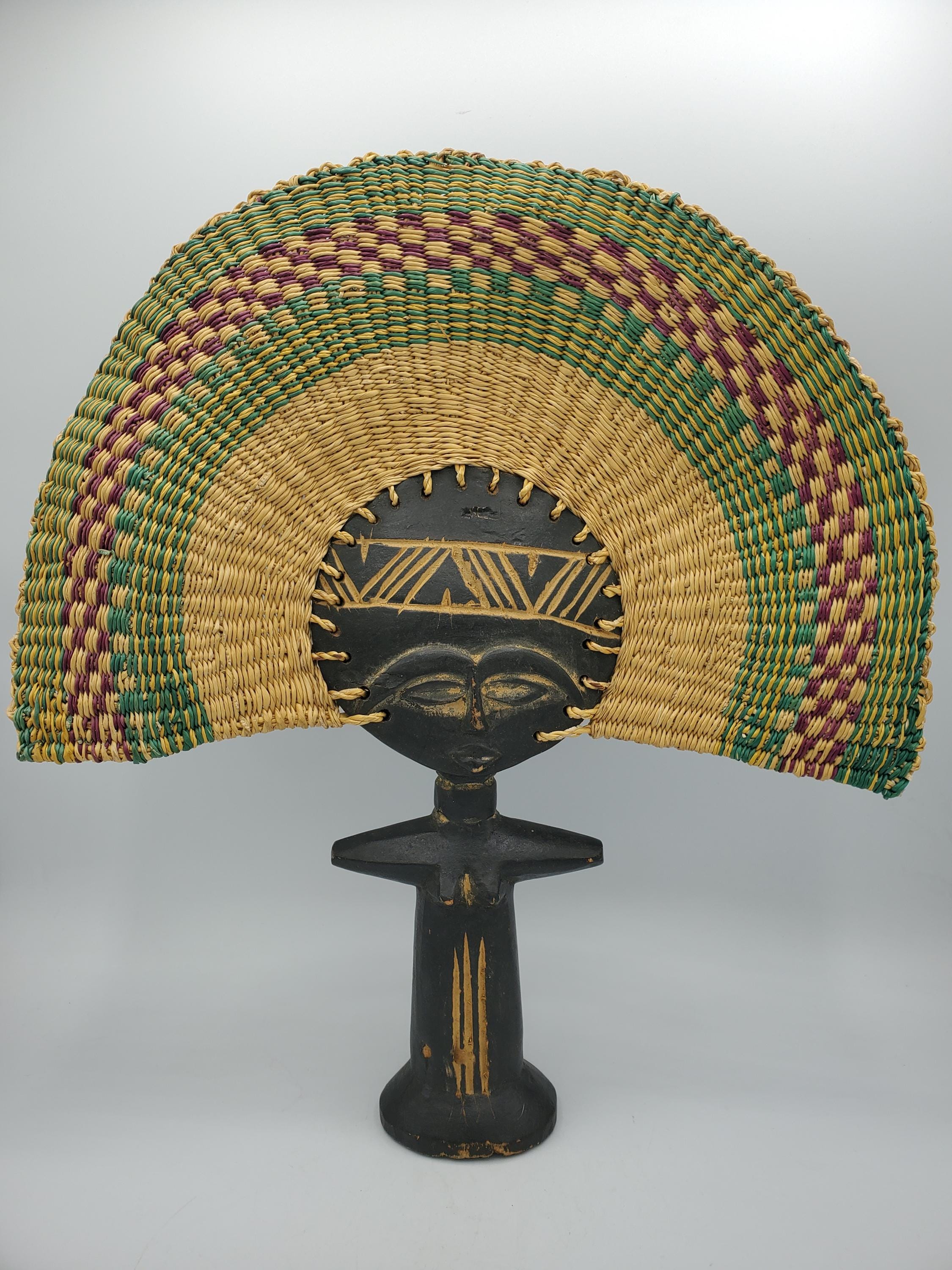 Akuba Fertility Doll/fan West African From Ghana - Etsy