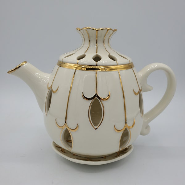 Teapot Candle Holder Etsy
