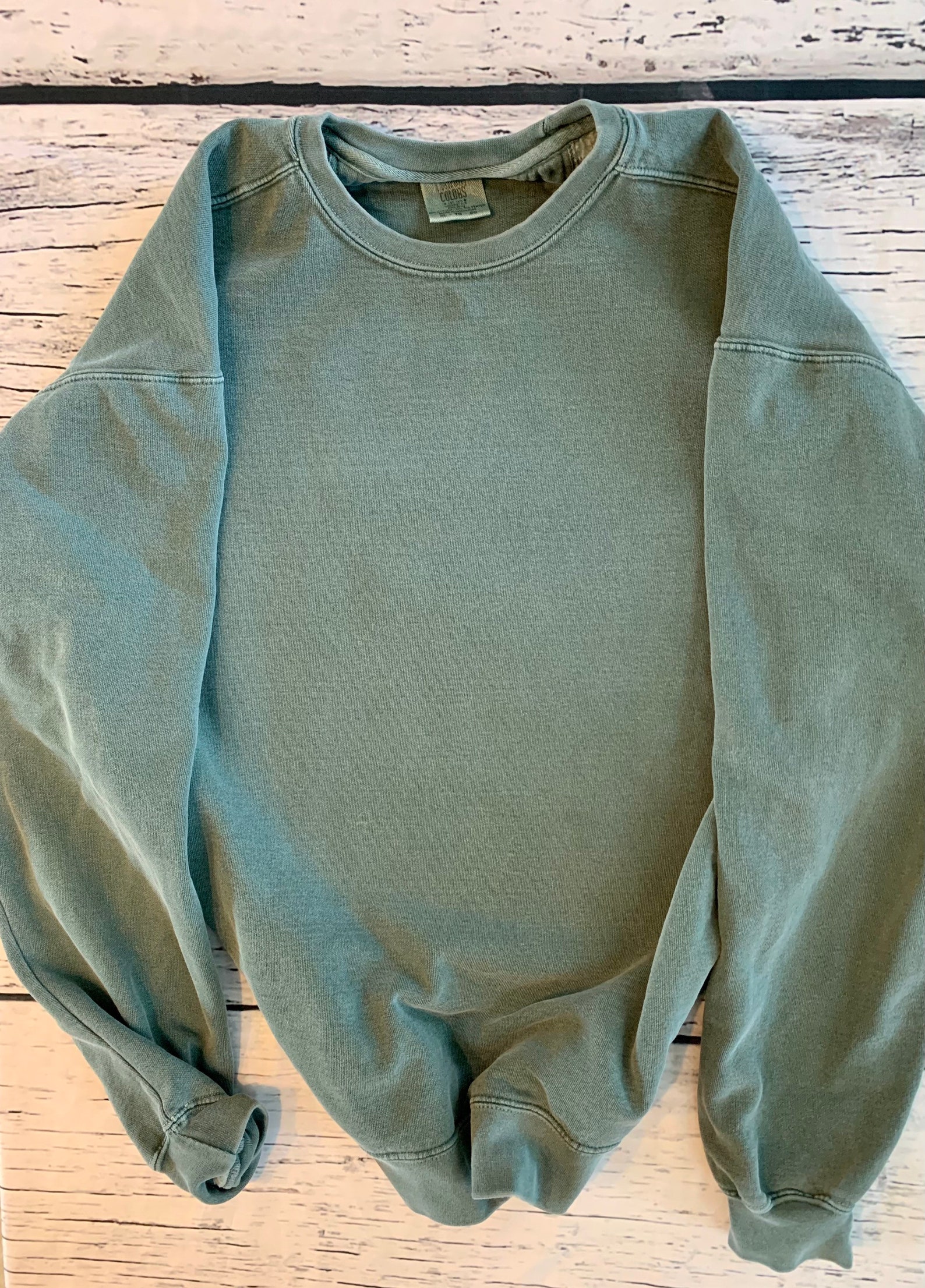 Have a Good Day Comfort Color sage green crewneck ultra | Etsy