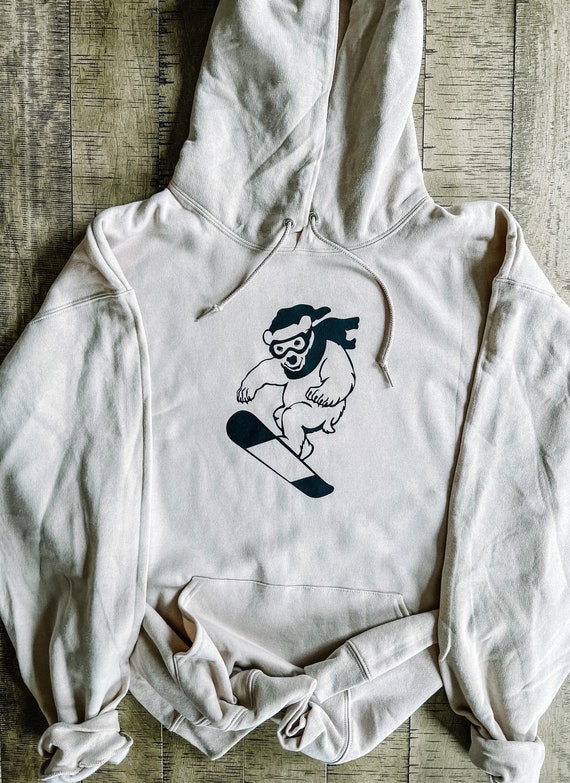 Aesthetic Snowboarding Polar Bear hoodie snowboarding hoodie ...