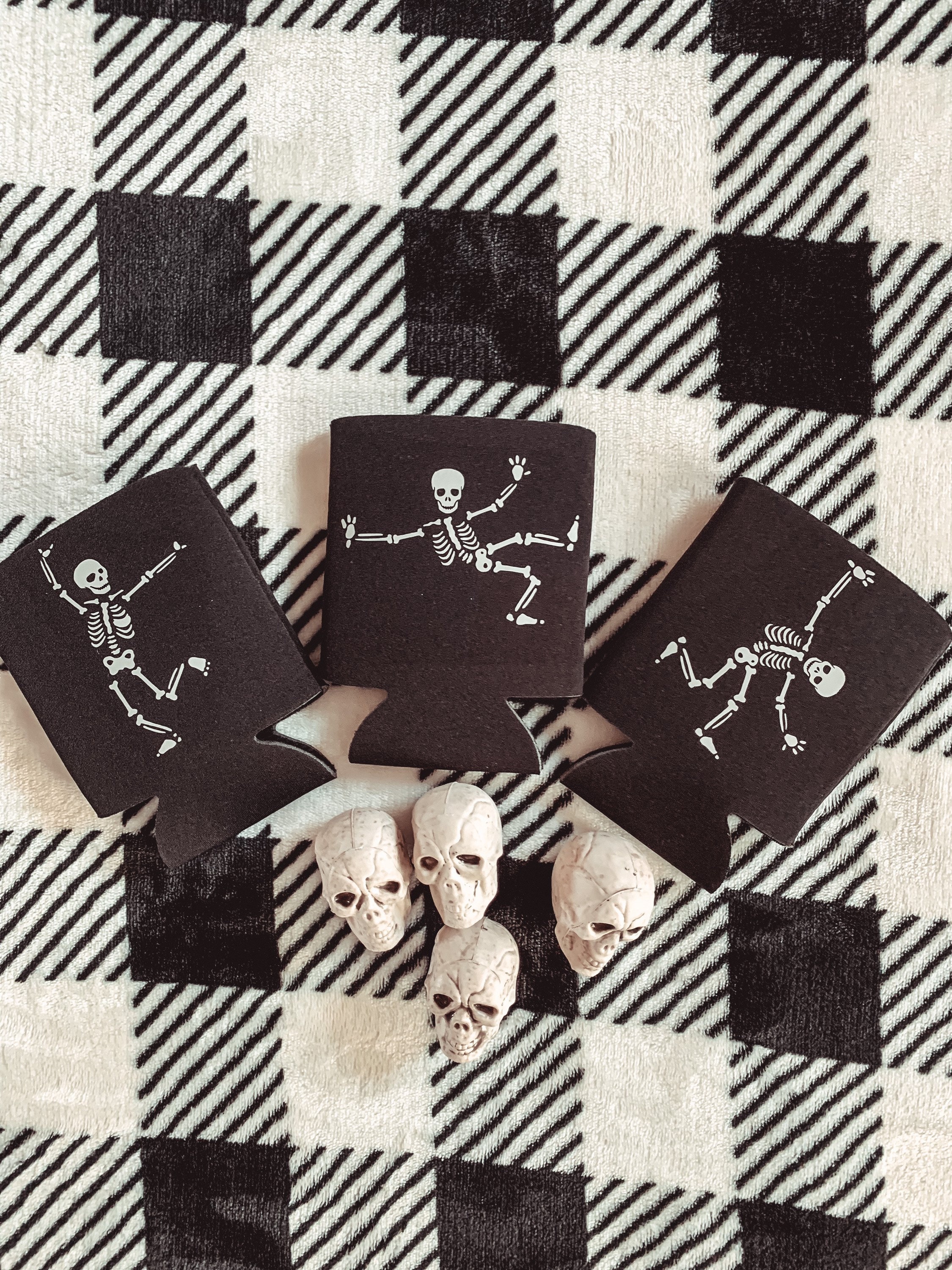 Rocker Skeleton Hand Slim Koozie – Custom Crafts by Michelle