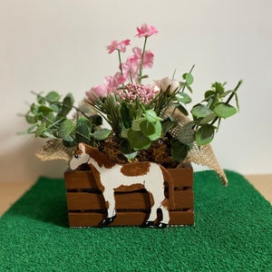 Cute Paint Horse Planter by Nan - All Planters are hand painted and originals!