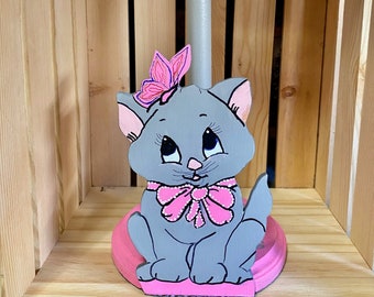Candy Kitty Adorable Cat Paper Towel Holder