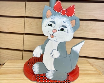 Adorable Cat Paper Towel Holder