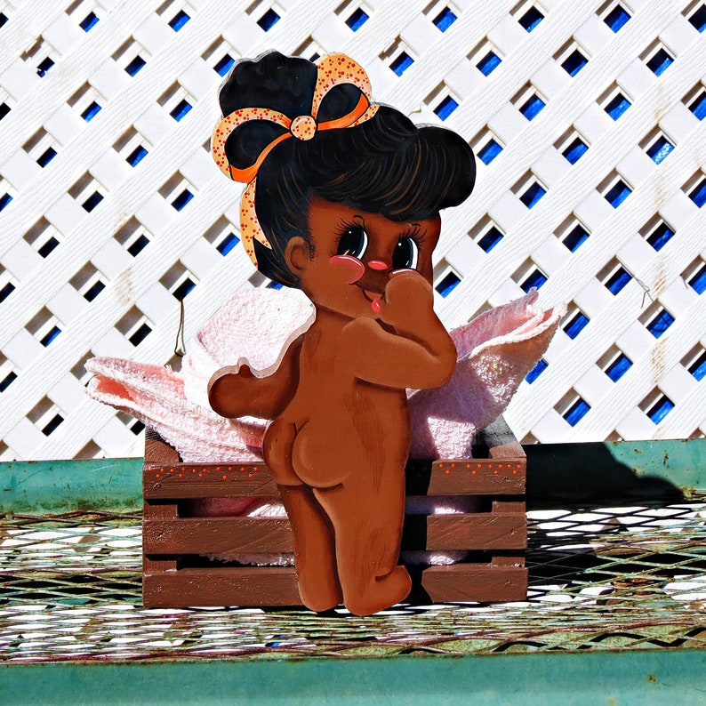 Cute Shy Destiny Bathroom Basket for Bath Cloths or Accessories