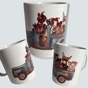 Load the Farm Truck Ceramic Coffee Mug 11oz
