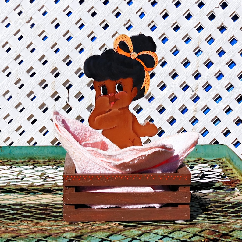 Cute Shy Destiny Bathroom Basket for Bath Cloths or Accessories