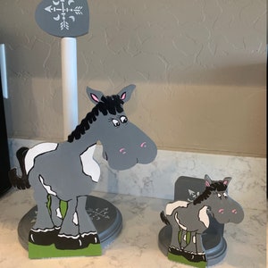 Matching Fun Cute Horse Paper Towel Holder & Horse Napkin Holder image 7