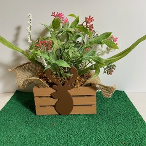 Adorável plantador de alces de Nan - todos os plantadores são pintados à mão e originais!