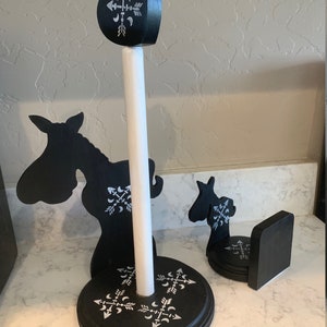 Matching Fun Cute Horse Paper Towel Holder & Horse Napkin Holder image 5