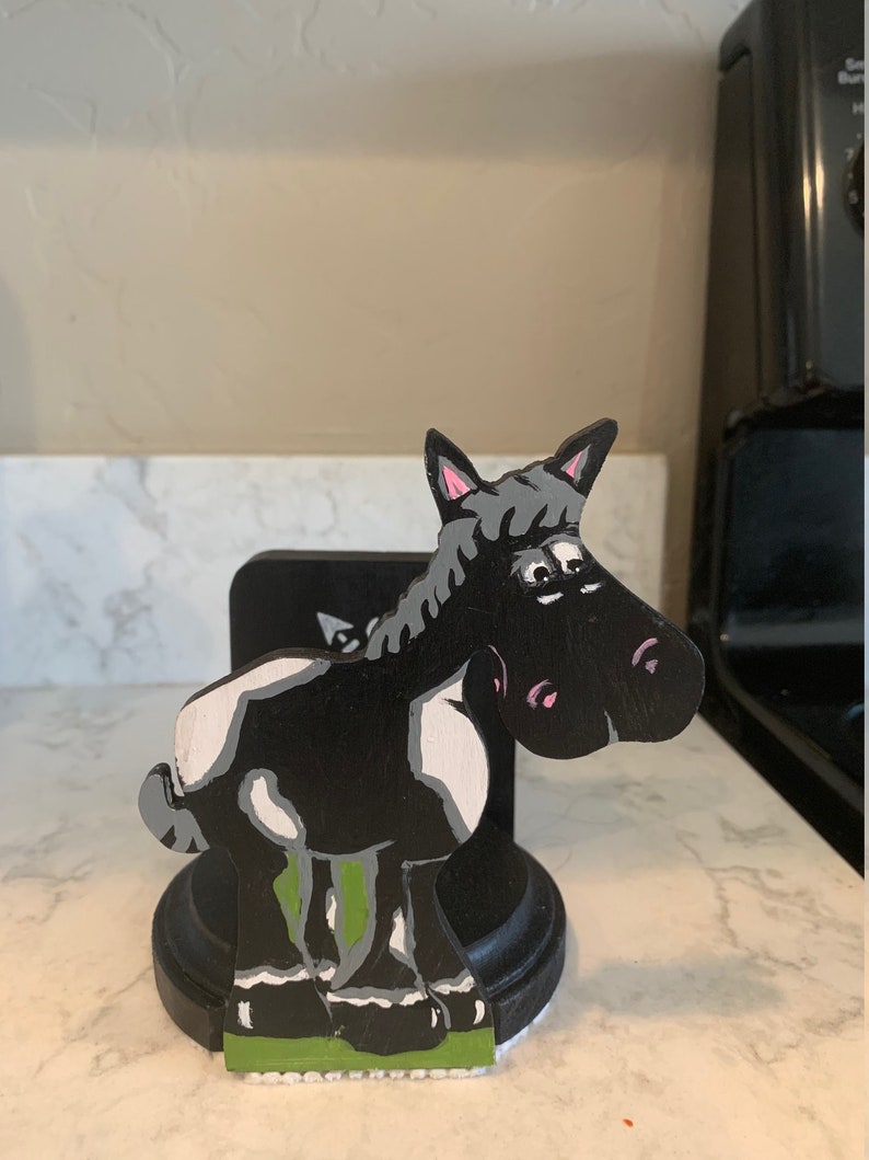 Matching Fun Cute Horse Paper Towel Holder & Horse Napkin Holder image 4