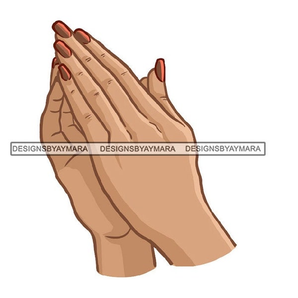 Girl Hands Praying SVG Bible Verse Christian Religious Gospel Faith Prayer God Message Church PNG JPG Vector Clipart Circuit Cut Cutting