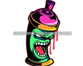 Spray Can Svg - Etsy UK