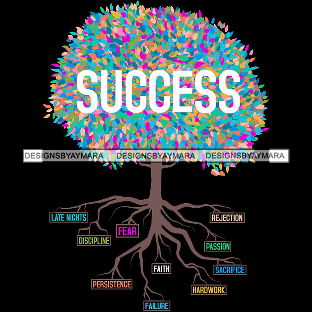 Success Tree Roots Hard Work Failure Late Night Passion Sacrifice Fear ...