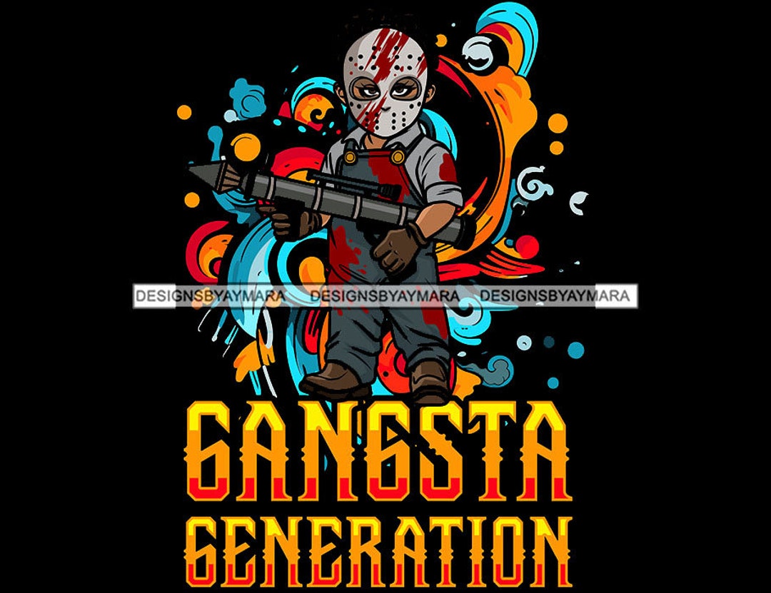 Gangsta Generation Gangster Baby Boy Carrying Bazooka Gun - Etsy