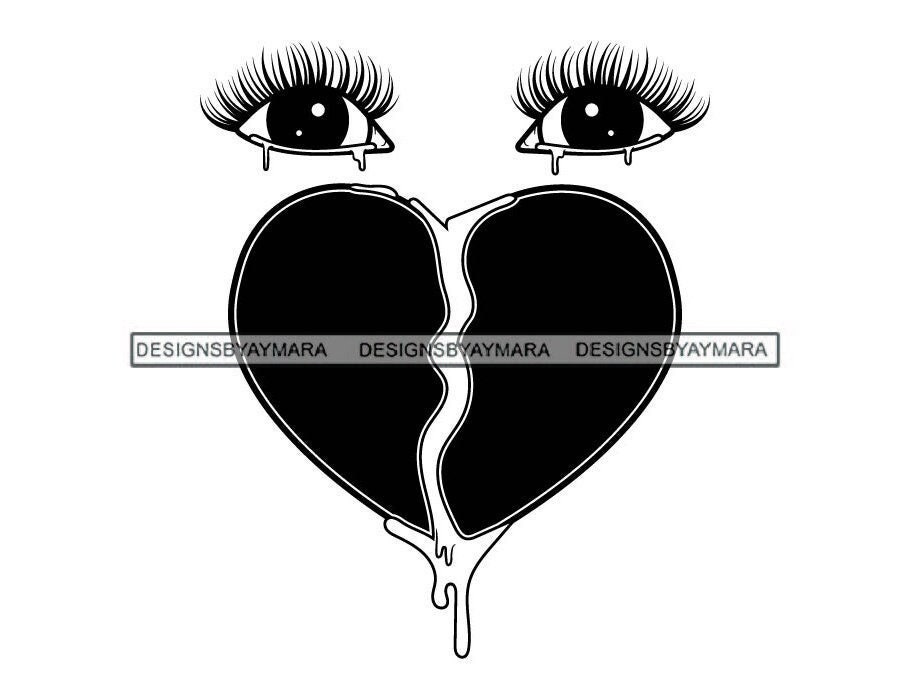 Anime Eyes Svg, Crying eyes Svg, Cartoon eye Eps, Png, Dxf