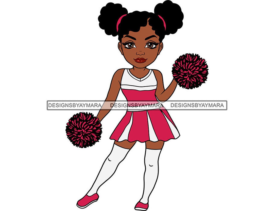 Pom-pom girl Girl Dancer Cheerleading Pompom Afro Puff Coiffure