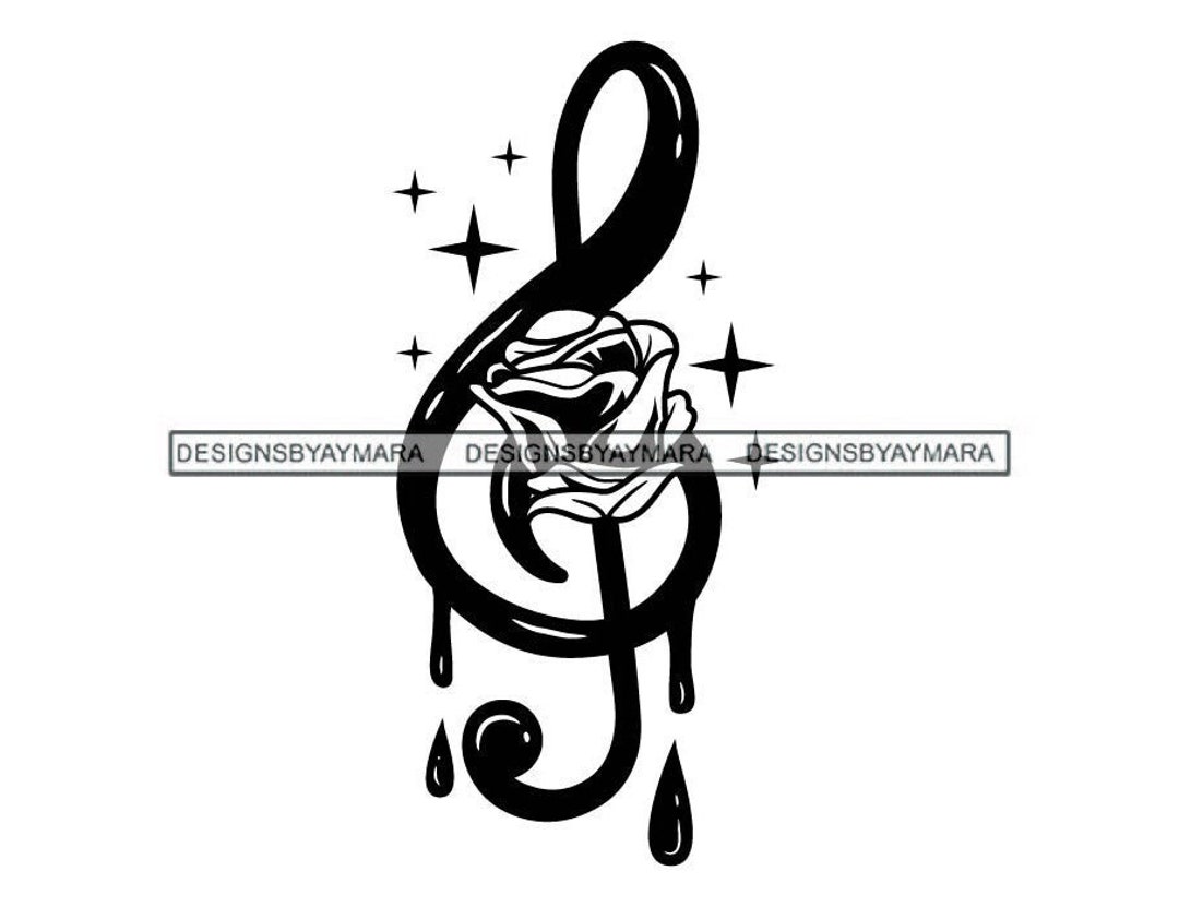 Treble clef tattoo hires stock photography and images  Alamy
