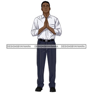Black Man Praying SVG Male Guy Person Prayer Religious Gospel Faith God Message Church PNG JPG Vector Clip Art Circuit Cut Cutting