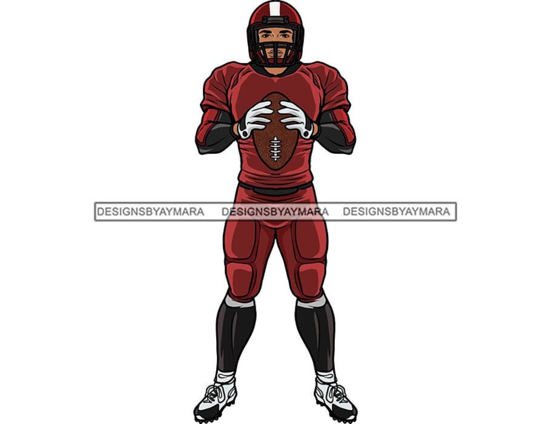 American Football Player Helmet Kicker Touchdown Field Stadium Etsy