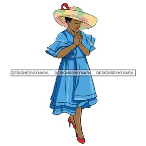 African American Woman Praying God Prayer Pray Faith Nubian Melanin Religion Classy Lady SVG PNG JPG Vector Clipart Circuit Cut Cutting