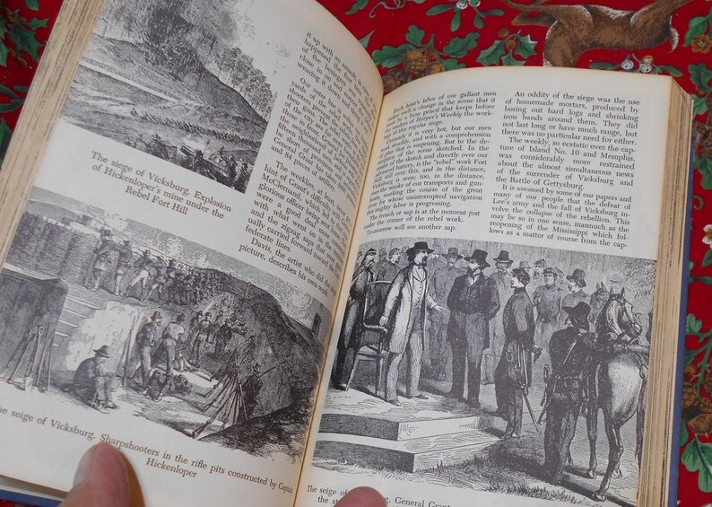 The Civil War in Pictures by Fletcher Pratt 1955 Old Etsy