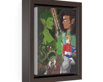 Heroes of Kilcela Framed Canvas