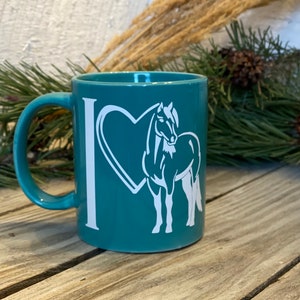 I Love Horses, Horse SVG / Vector, clip art, cut file, chevaux, ferme, bétail, décalque, ranch, cowgirl, cow-boy, rodéo, grange, dessin
