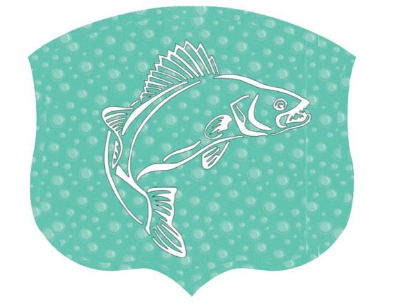 Download Clip Art Drawing Vector Clip Art Fishing Fish Lake Life Svg Beach Camping Decal Image Boat Fish Walleye Svg Vector 002 Cut File Lake Art Collectibles
