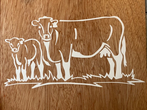 Download Vector Baby Cow Clip Art Cow Calf Svg Vector 004 Bull Calves Svg Image Cows Drawing Drawing Cut File Farm Livestock Decal Clip Art Art Collectibles