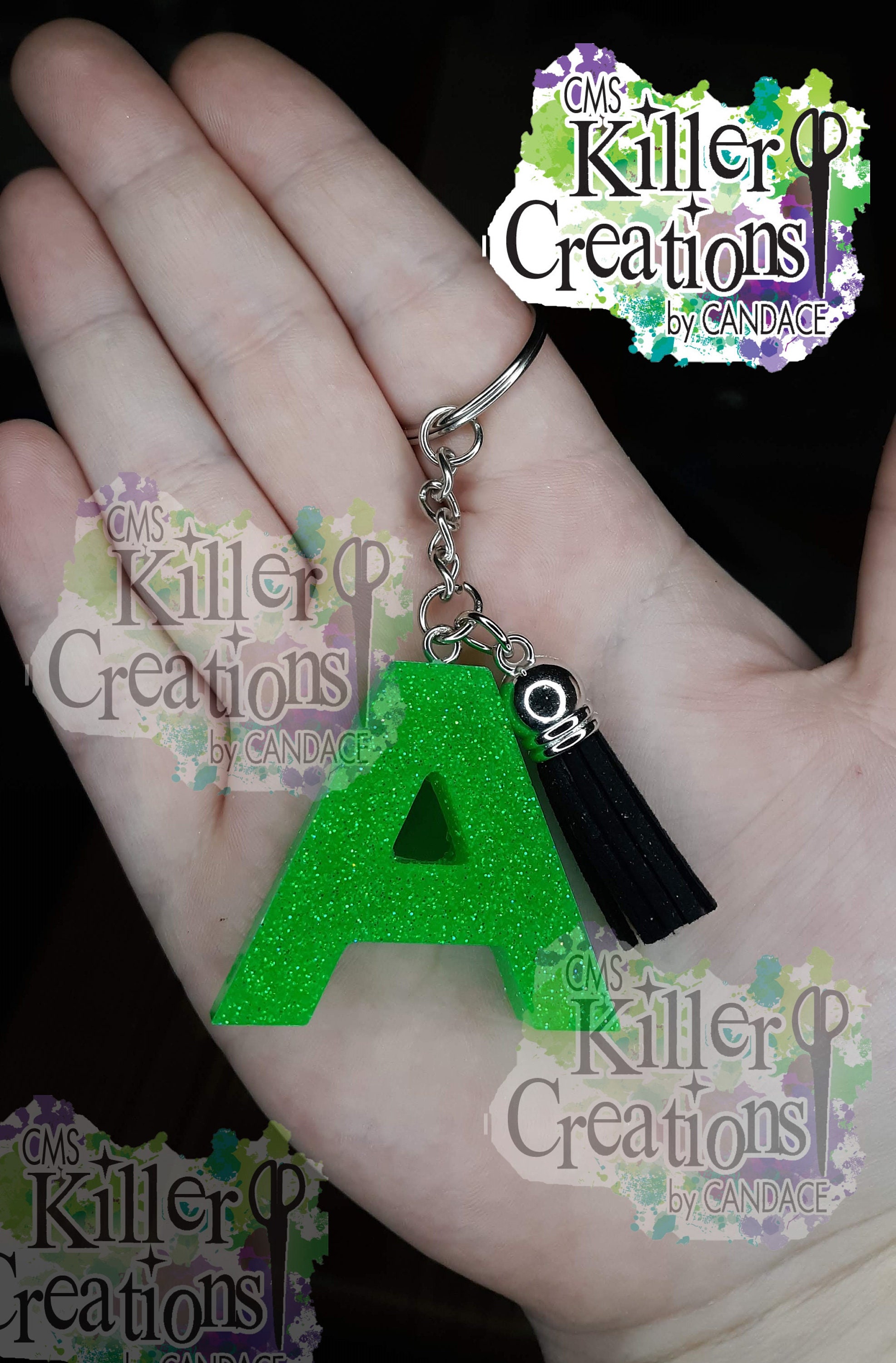 Customize your own Letter Keychain with Tassel/Create your Etsy