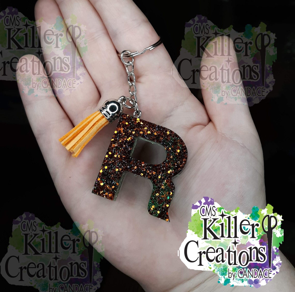 Customize your own Letter Keychain with Tassel/Create your Etsy