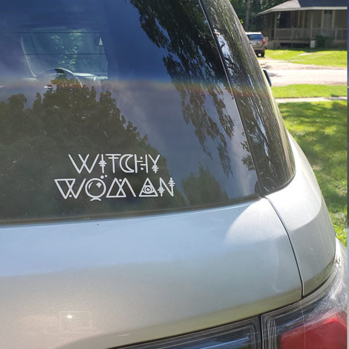 Witchy Woman Decal/ Car Decal/ Sticker/ Wiccan Decal/ Witchy Etsy