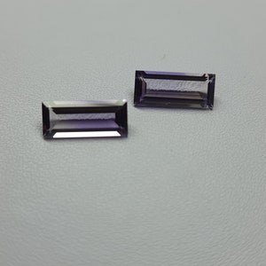 Natürliches Amethyst-Baguette