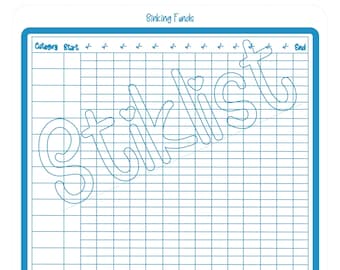 12-Month Sinking Fund Tracker Printable Digital Download for Budgeting and Tracking Sinking Funds / Debt Payoff / Budget Planner / Savings