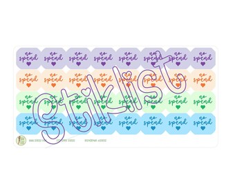 No-Spend Planner Stickers | Budget, Expense Tracker