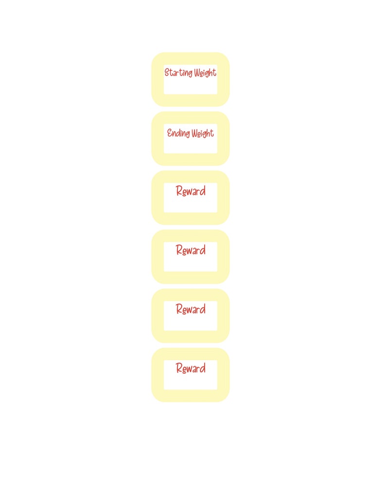 Digital Download - Fitness Challenge Sticker - Mileage Tracker ...