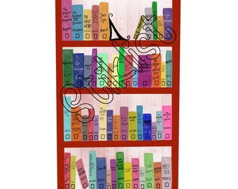 Just the Classic Reading Checklist Book Tracker Printable Digital Download for Planners, Notebooks, Journals