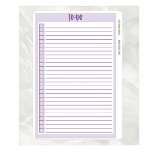 Deluxe To-Do List Planner/Journal Stickers (voor Erin Condren en andere Planners)